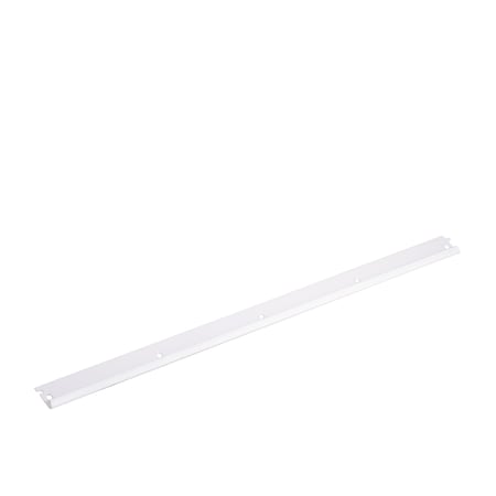 Triton Products Top Track Wall Frame W/ Mounting Hardware, Epoxy Coated Steel, White, 33" L x 1-3/4" H 1700-WHT